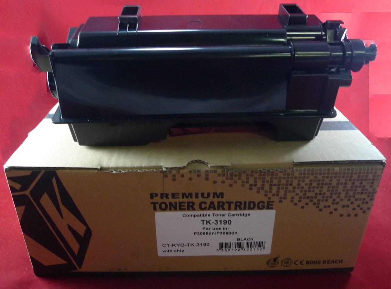 Тонер-картридж для Kyocera P3055dn/P3060dn/P3155dn/P3160dn/M3655idn/M3660idn TK-3190 25K  ELP Imaging®, CT-KYO-TK-3190