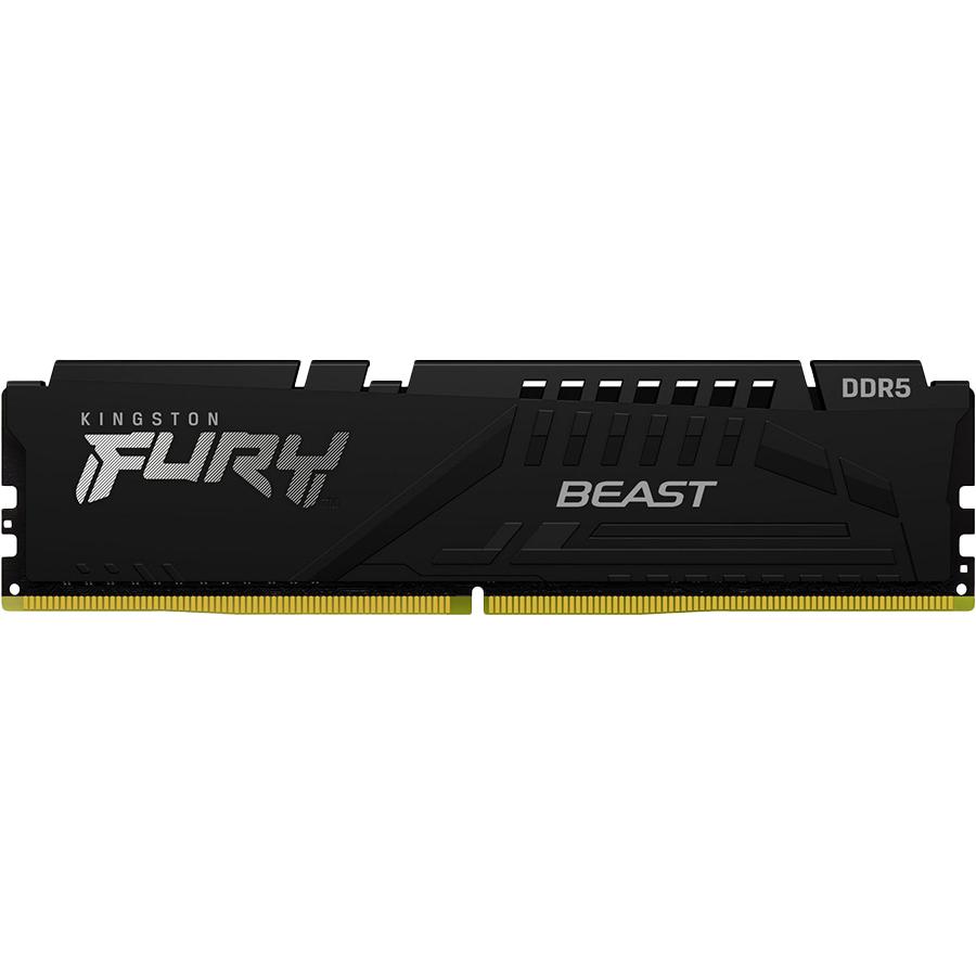 Память оперативная/ Kingston 32GB 5200MT/s DDR5 CL40 DIMM FURY Beast Black, KF552C40BB2-32