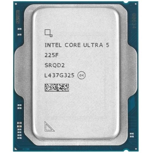 Процессор CPU Core Ultra 5 225F (3.3GHz-4.9GHz/20MB/10 cores) LGA1851 OEM, TDP 65W-121W, max 192Gb DDR5-6400, AT8076806416, 1 year, SRQD2