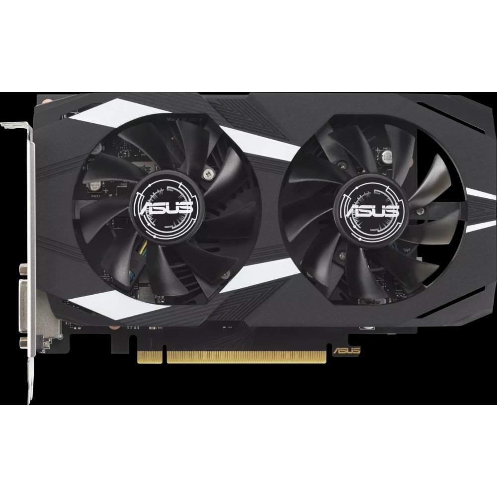 Видеокарта ASUS GeForce RTX3050 Dual OC Edition 6GB GDDR6 96Bit DP/DVI/HDMI 2 FAN (DUAL-RTX3050-O6G) RTL