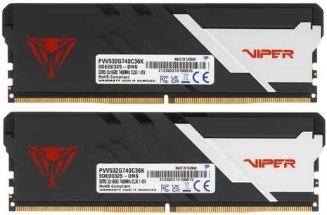 Модуль памяти DIMM 32GB (16GBx2) DDR5-7400 PVV532G740C36K PATRIOT