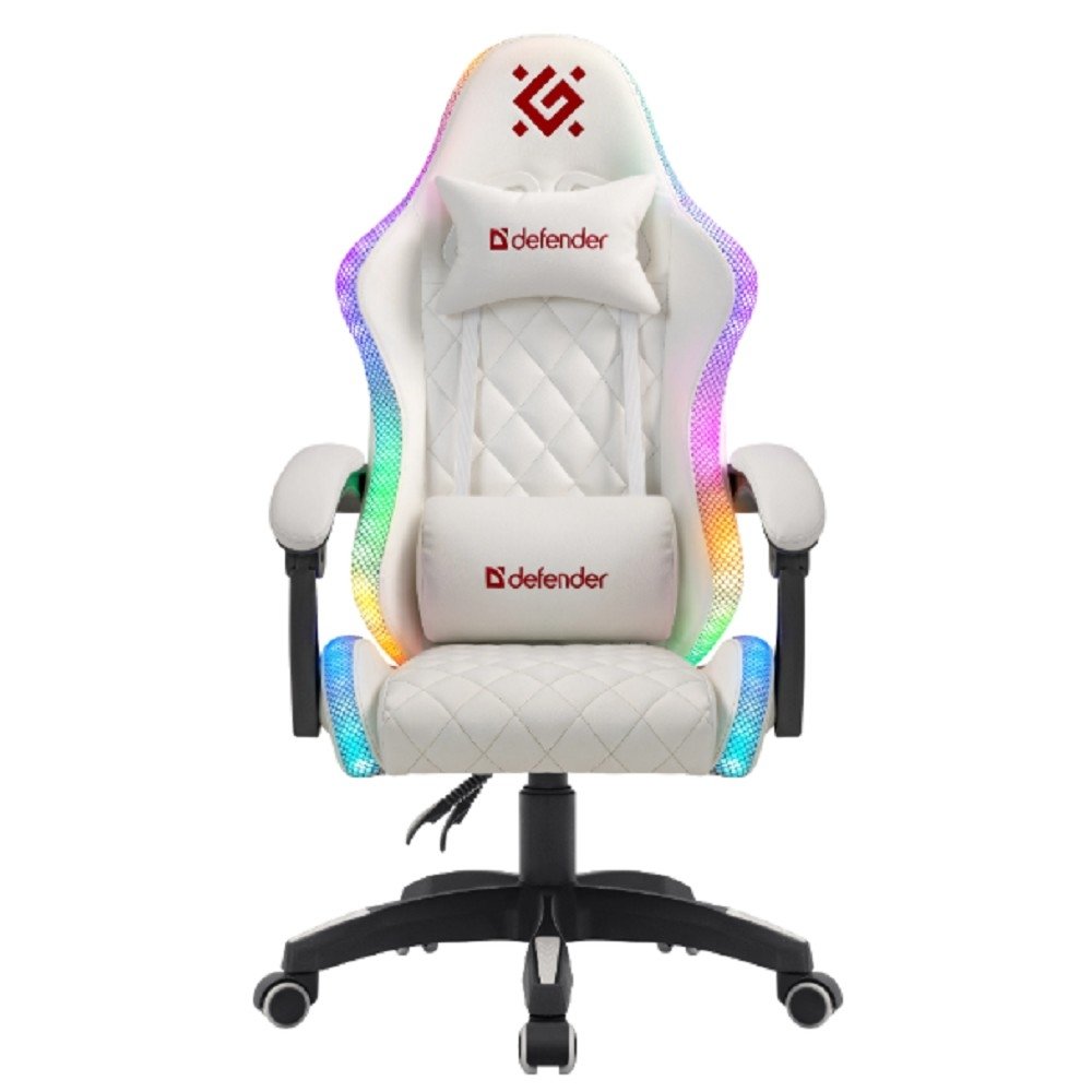 Игровое кресло Energy Белый,RGB,класс 4,PU DEFENDER (64557)