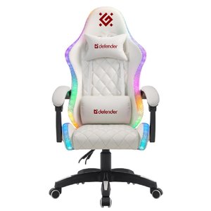 Игровое кресло Energy Белый,RGB,класс 4,PU DEFENDER (64557)