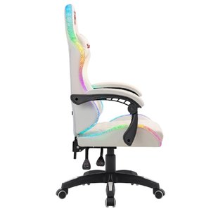 Игровое кресло Energy Белый,RGB,класс 4,PU DEFENDER (64557)