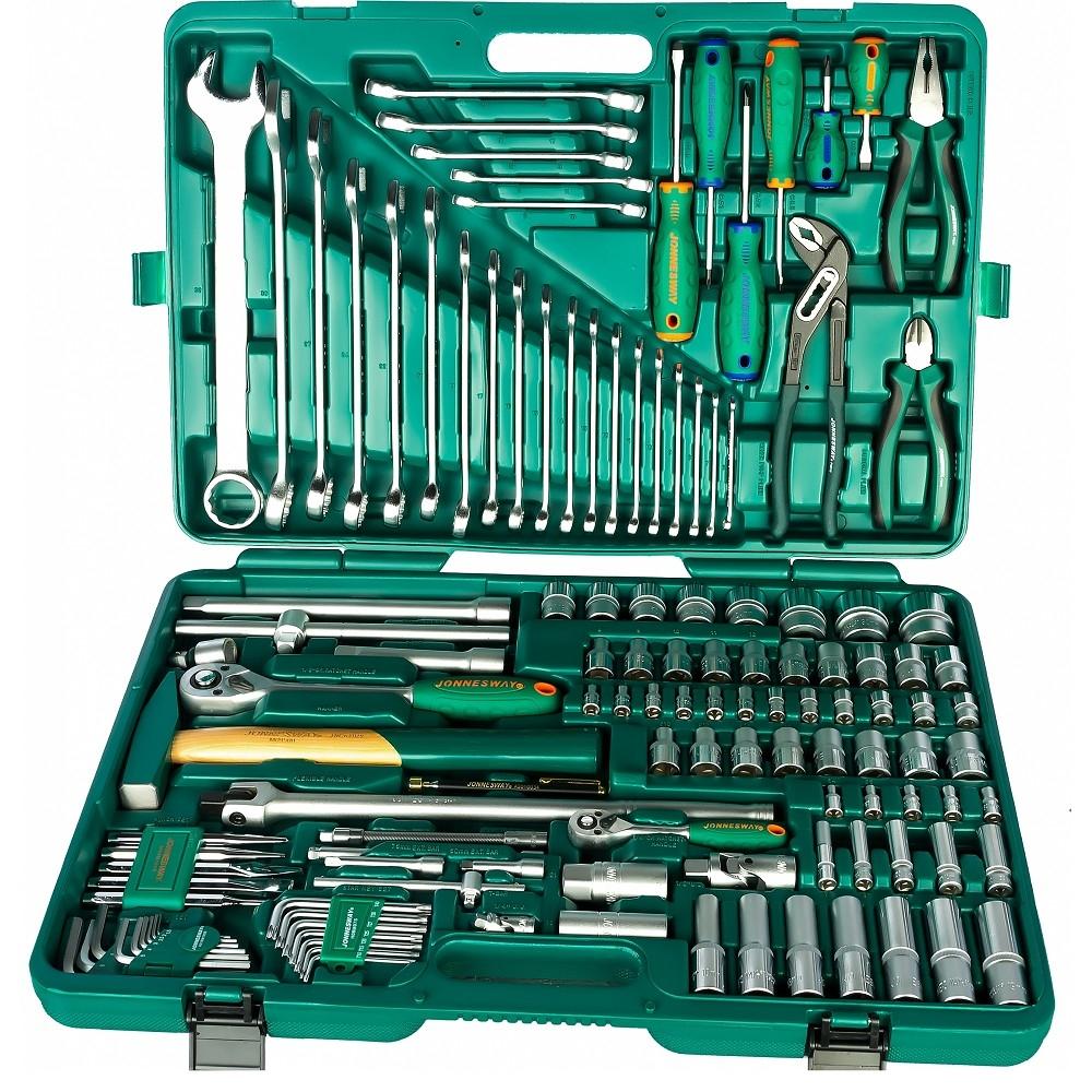 JONNESWAY (S04H524127S) Набор инструмента универсальный 1/2" и 1/4" DR, 127 предметов
