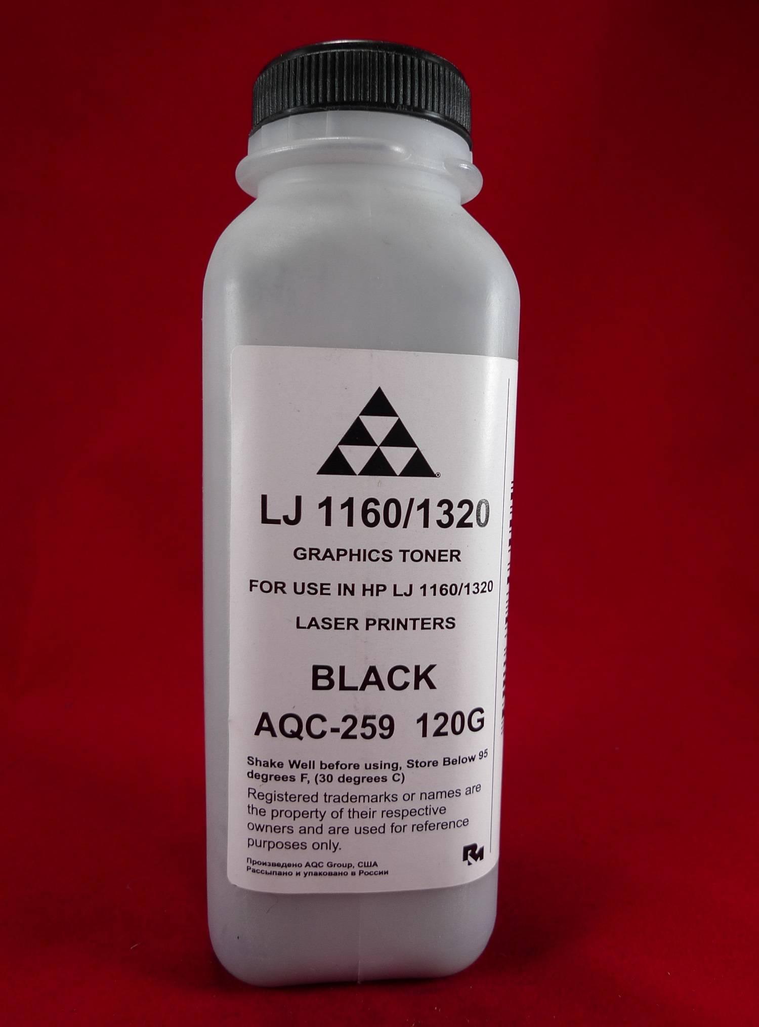 Тонер для картриджей Q5949A, CRG-708 (фл. 120г) AQC-США фас.Россия, AQC-259