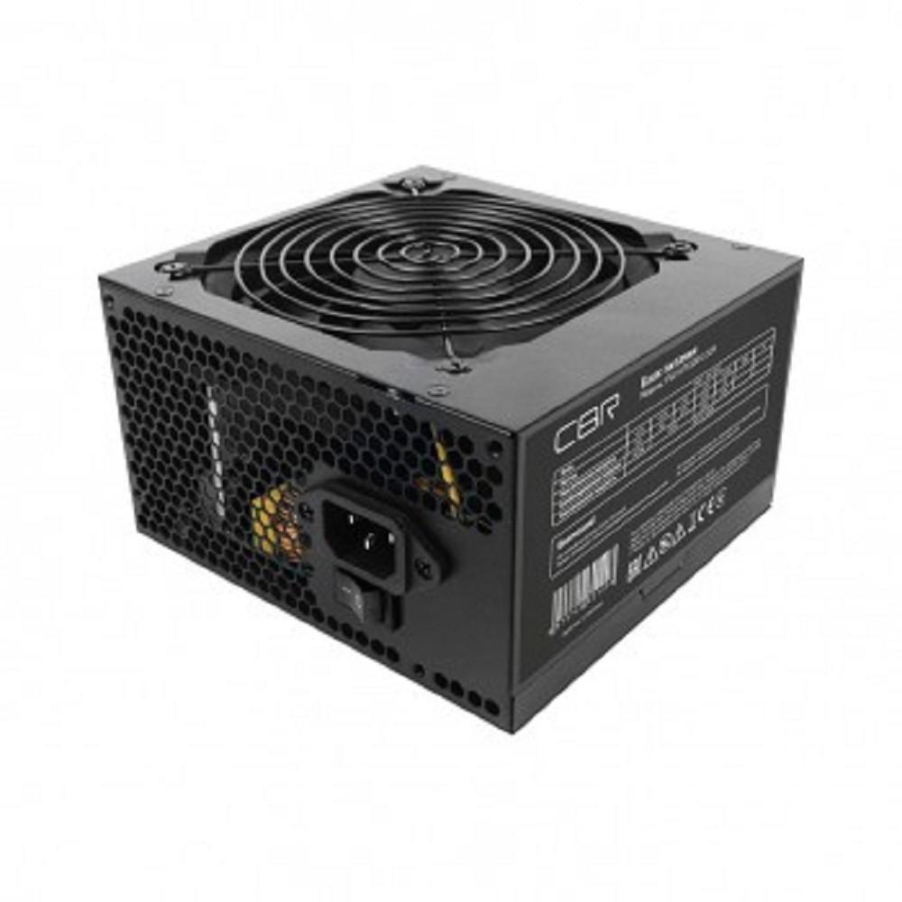 Блок питания CBR ATX 500W 80+ Bronze, DC-DC, APFC, 0.6mm, 24pin, 1*8-pin(4+4P), 2*6+2pin, 4*SATA, 4*IDE, 12cm fan, 1.5м кабель питания, черный [PSU-ATX500-12GM] BOX