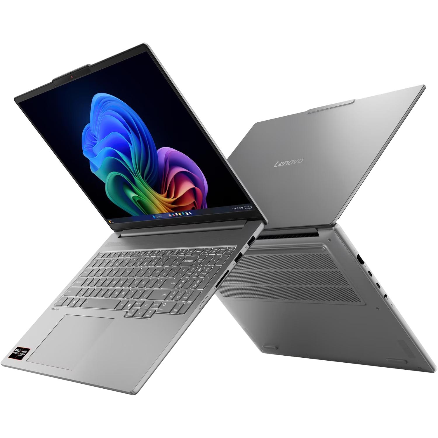 Ноутбук/ Lenovo IdeaPad Pro 5 16AKP10 16"(2880x1800 OLED)/AMD Ryzen AI 7  350(2Ghz)/32768Mb/1024PCISSDGb/noDVD/Int:AMD Radeon 860M/Cam/BT/WiFi/84WHr/war 1y/1.72kg/luna grey/noOS + 100W, RU kbd, 83JN003RRK