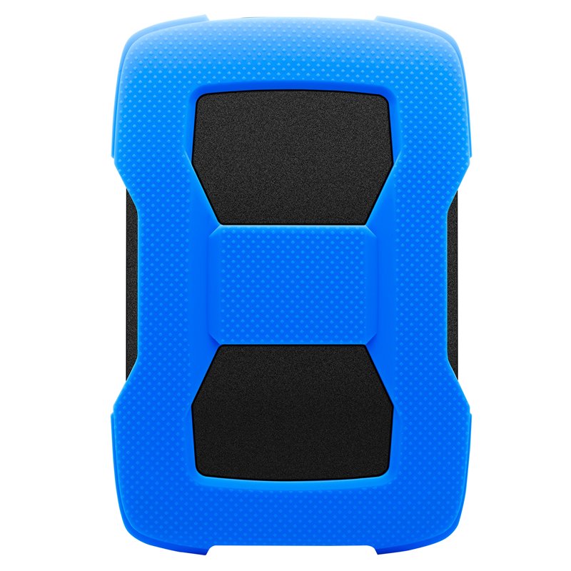 Внешний жесткий диск/ Portable HDD 2TB ADATA HD330 (Blue), Silicone, USB 3.2 Gen1, 133x89x16mm, 190g /3 года/, AHD330-2TU31-CBL