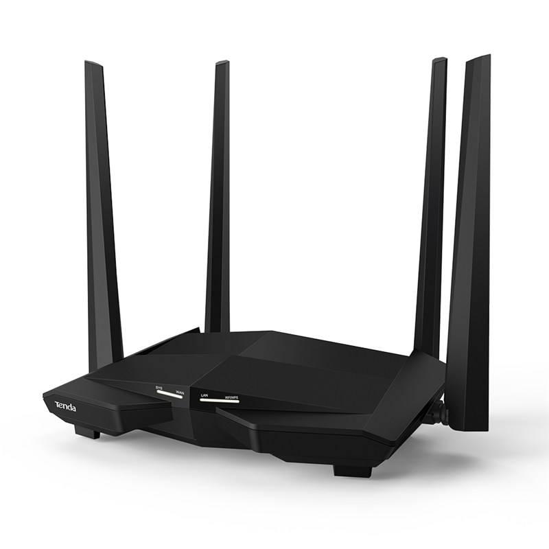 Tenda AC10 Двухдиапазонный гигабитный Wi-Fi роутер AC1200, 2,4/5 ГГц, до 1167 Мбит/с, LAN 3x1 Гбит/с, WAN 1x1 Гбит/с