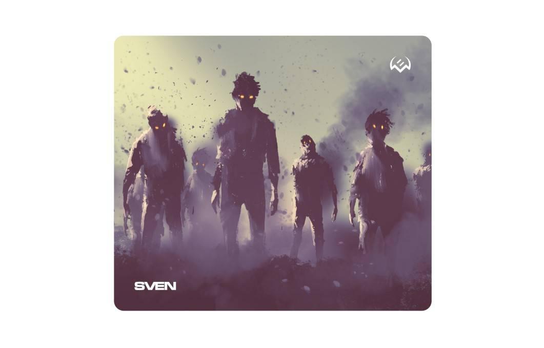 SVEN Коврик для мыши игровой MP-G02S Zombie (230x200x2мм, ткань + резина), SV-016876