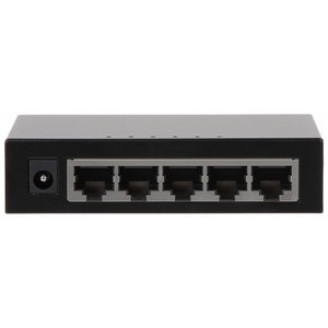DAHUA DH-PFS3005-5GT 5-портовый гигабитный неуправляемый коммутатор, 5xRJ45 1Gb, коммутация 10 Гбит/с, MAC-таблица 2К, металл