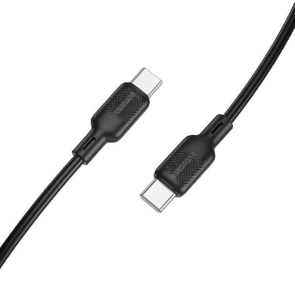 BOROFONE BX113/ USB кабель Type-C/ 2m/ 3A/ Силикон/ Black, B-15509