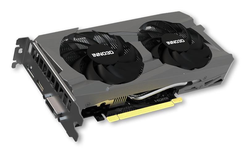 Видеокарта INNO3D RTX 3050 Twin X2 8 GB//RTX3050, HDMI, DP, DVI, 8G,D6, N30502-08D6-1711VA41