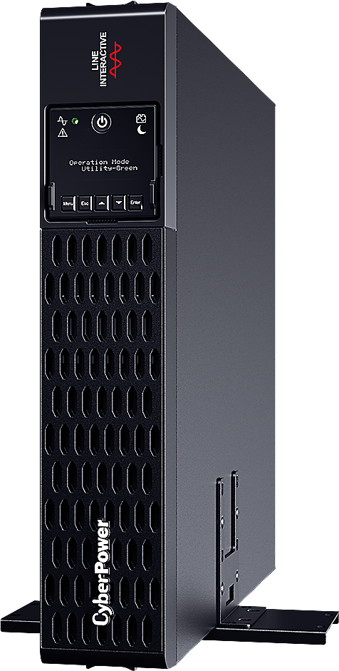 Источник бесперебойного питания/ UPS CyberPower PR1500ERTXL2U Line-Interactive 1500VA/1500W USB/RS-232/EPO/Dry/SNMPslot (10 х IEC С13)   (12V / 9AH х 4)