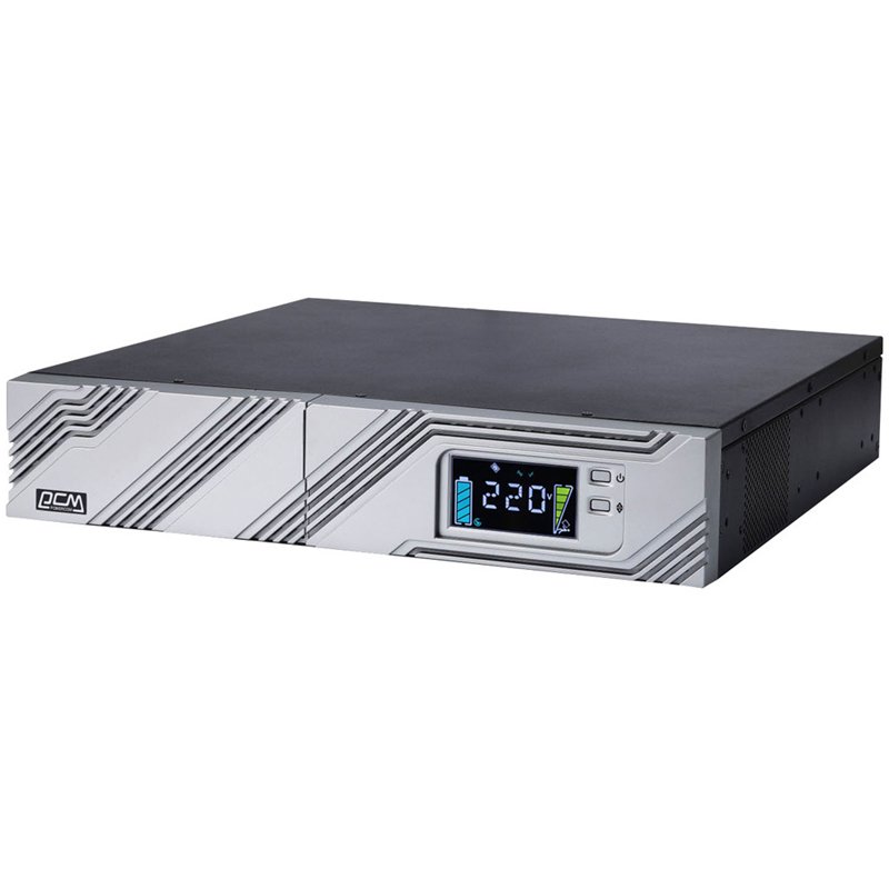 ИБП SRT-1000A, линейно-интерактивный, 1000ВА, 900Вт, LCD, Rack/Tower, 8 розеток IEC320 C13 с резервным питанием, USB, RS-232, слот под SNMP карту, EPO, защита RJ45, ШхГхВ 428х453х84мм., вес 16.8кг./ UPS POWERCOM SRT-1000A, line-interactive, 1000VA, 900W, LCD, Rack / Tower, 8 IEC320 C13 sockets with redundant power supply, USB, RS-232, SNMP card slot, EPO, RJ45 protection, WxDxH 428x453x84mm., Weight 16.8kg ., SRT-1000A LCD
