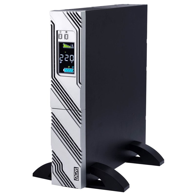 ИБП SRT-1000A, линейно-интерактивный, 1000ВА, 900Вт, LCD, Rack/Tower, 8 розеток IEC320 C13 с резервным питанием, USB, RS-232, слот под SNMP карту, EPO, защита RJ45, ШхГхВ 428х453х84мм., вес 16.8кг./ UPS POWERCOM SRT-1000A, line-interactive, 1000VA, 900W, LCD, Rack / Tower, 8 IEC320 C13 sockets with redundant power supply, USB, RS-232, SNMP card slot, EPO, RJ45 protection, WxDxH 428x453x84mm., Weight 16.8kg ., SRT-1000A LCD