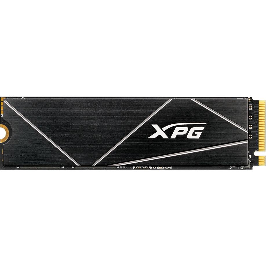 Твердотельный накопитель/ ADATA SSD GAMMIX S70 BLADE, 4096GB, M.2(22x80mm), NVMe, PCIe 4.0 x4, 3D TLC, R/W 7400/6600MB/s, IOPs 750 000/750 000, DRAM buffer 2048MB, TBW 2960, DWPD 0.4, with Heat Spreader (5 лет), AGAMMIXS70B-4T-CS