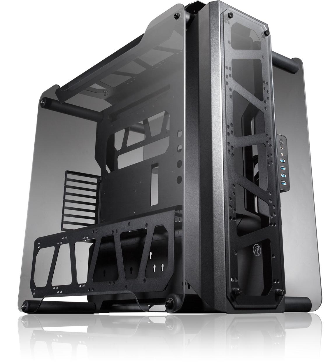 Корпус без блока питания/ Case Raijintek ENYO, Full-Tower, TG, no fans, 4xUSB-A 3.0, SSI-EEB, E-ATX, ATX, mATX, mITX Black, 0R20B00119