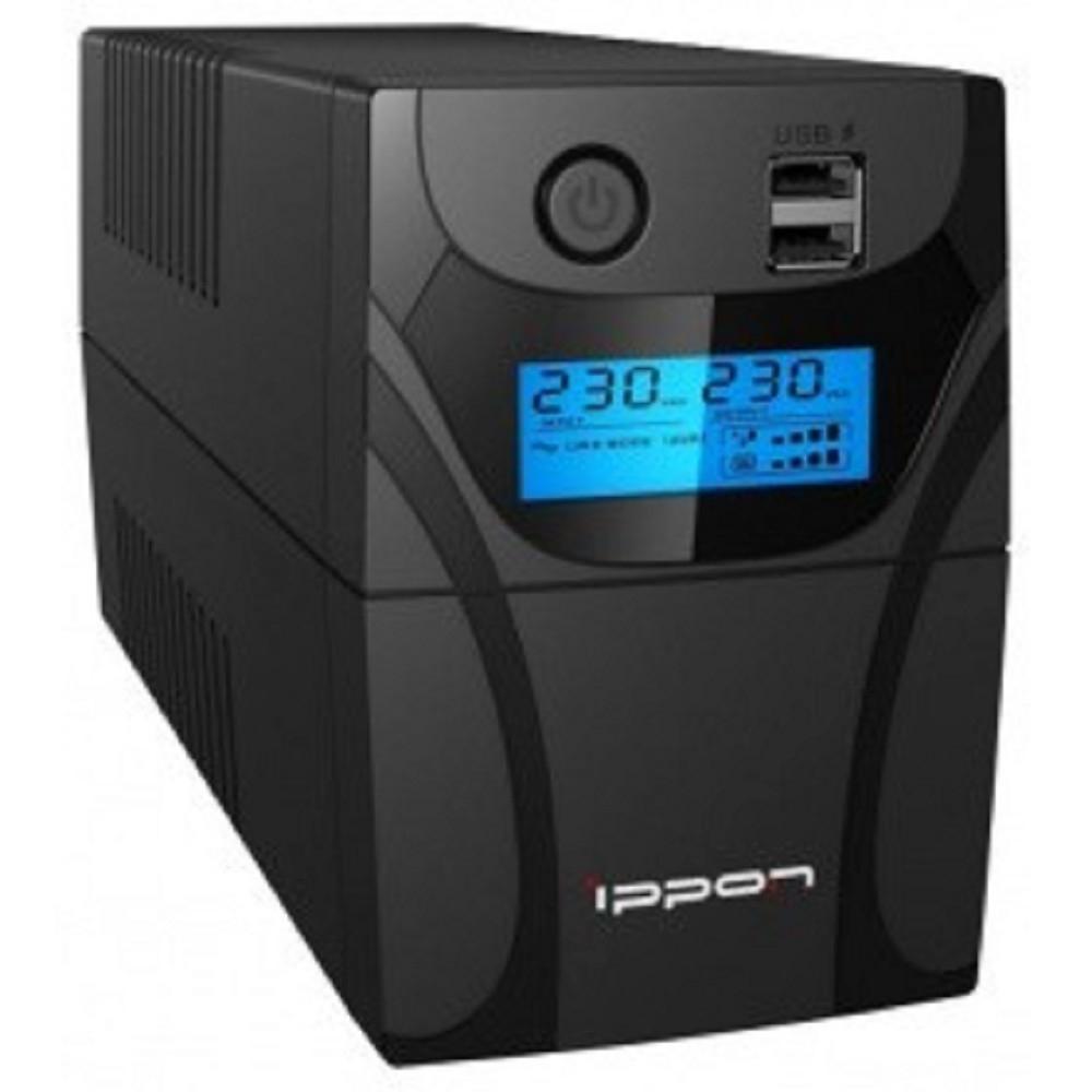 Ippon Back Power Pro II 600 black {1030300}