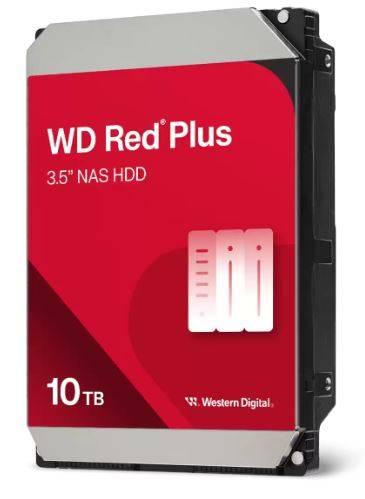 Жесткий диск 10 TB WD WD100EFGX Red Plus Internal NAS 3.5", SATA3, 6Gb/s, 7200, 512Mb