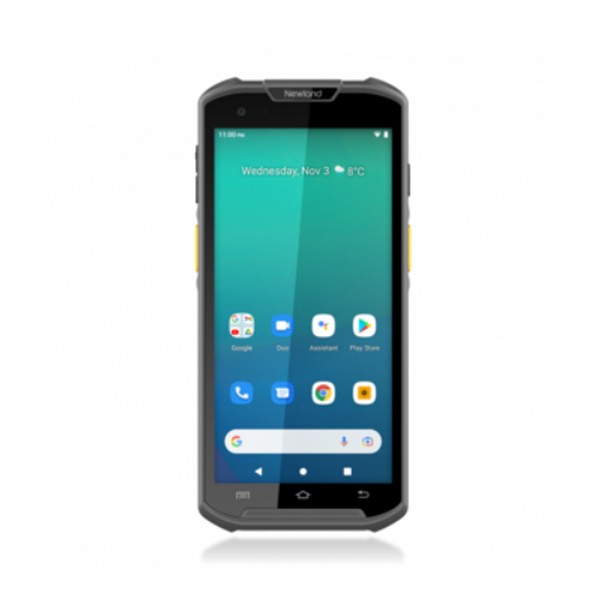 Терминал сбора данных/ MT9300 Mobile Computer with 5.5" touchscreen, 2D CMOS Mega Pixel imager with Laser Aimer (CM66, Straight Scanner), 4GB/64GB, BT, WiFi5, 4G, GPS, NFC and Camera. Incl. protective case, USB-C cable, battery, screen protector,  hand strap, and multiplug adapter.Supports pistol grip. OS: Android 13 GMS., NLS-MT9300-W4-SS