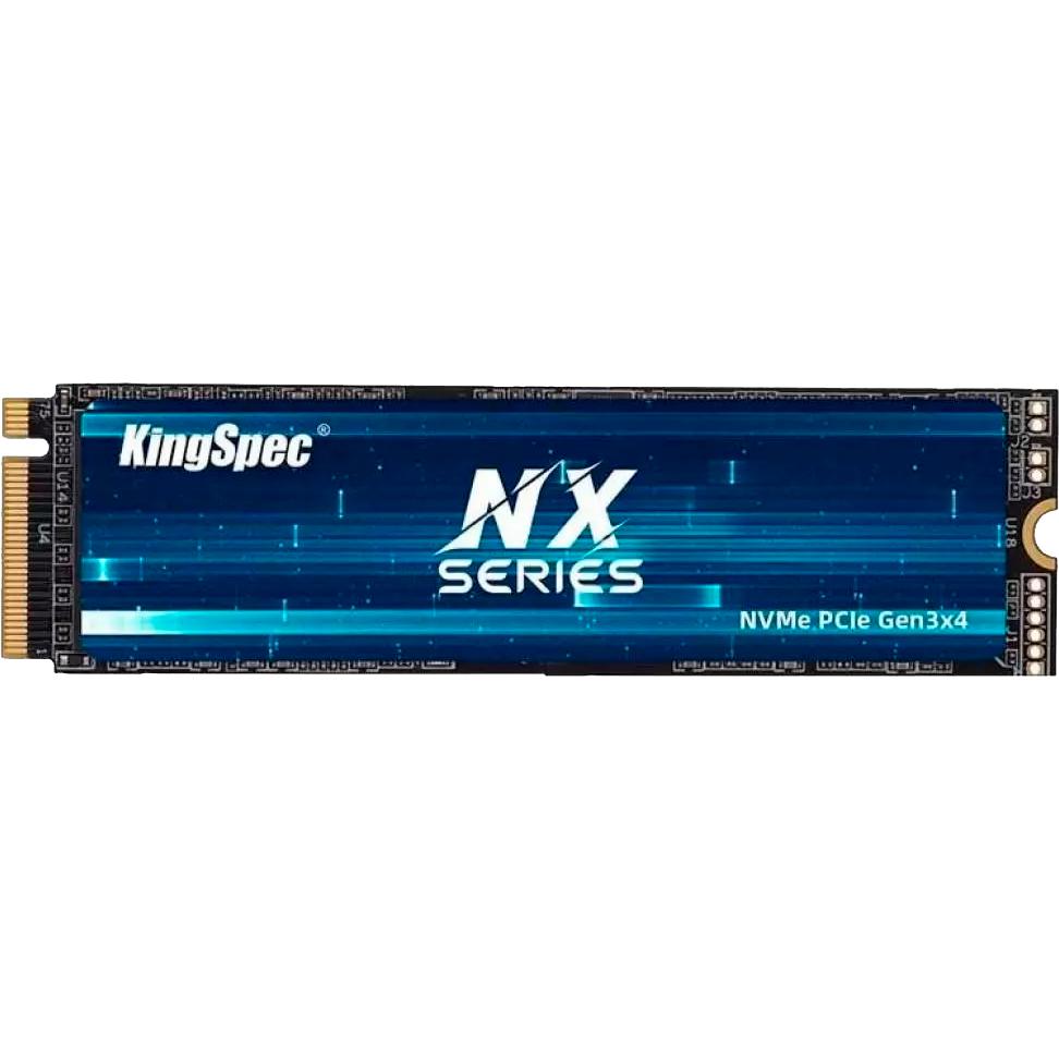 Твердотельный накопитель/ Kingspec SSD NX-2TB 2280, 2048GB, M.2(22x80mm), NVMe, PCIe 3.0 x4, 3D TLC, R/W 3500/3200MB/s, IOPs 380 000/320 000, TBW 2000, DWPD 0.89 (3 года)