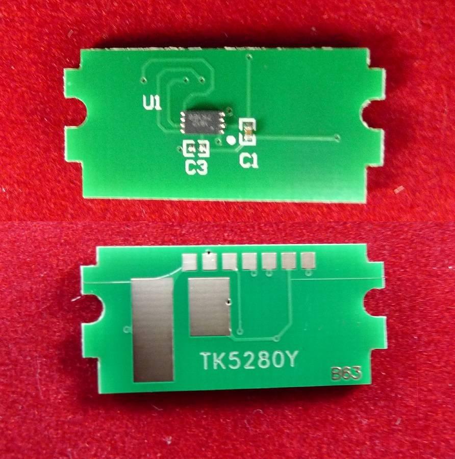 Чип для Kyocera Ecosys P6235cdn/M6235cidn/M6635cidn (TK-5280Y) Yellow, 11K ELP Imaging®, ELP-CH-TK5280Y