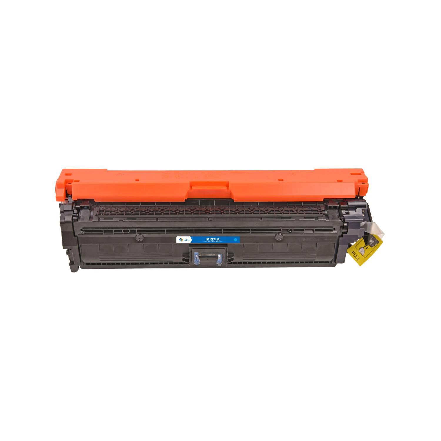 Картридж G&G, аналог HP CE741A/307A синий 7.3k с чипом, NT-CH741FC-B-S1
