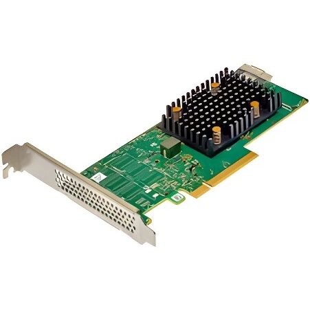 Контроллер/ MegaRAID SAS 9500-8i SGL (05-50077-03) PCIe v4 x8 LP, Tri-Mode SAS/SATA/NVMe 12G HBA, 8port(1*int SFF8654), 3808 IOC, RTL {5}