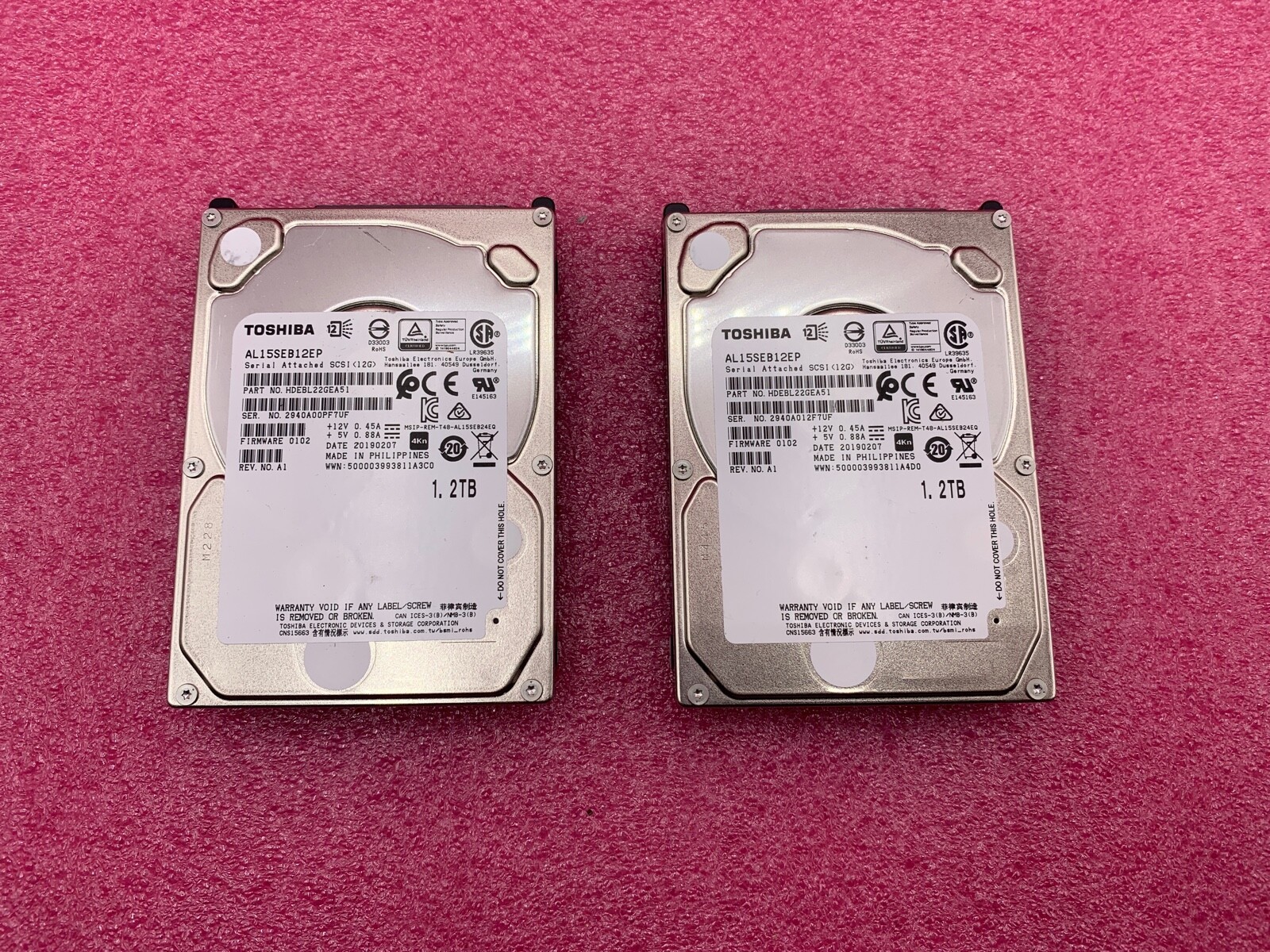 Жесткий диск/ HDD Toshiba SAS 1.2TB 2.5"" 10K 128Mb 1 year warranty (replacement AL15SEB12EQ, AL15SEB120N, ST1200MM0009), AL15SEB12EP