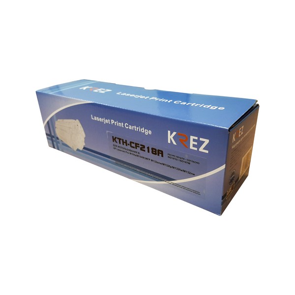 Совместимый тонер-картридж CF218A с чипом для НР LJ Pro M132/M104 1,4К KREZ, KTH-CF218A