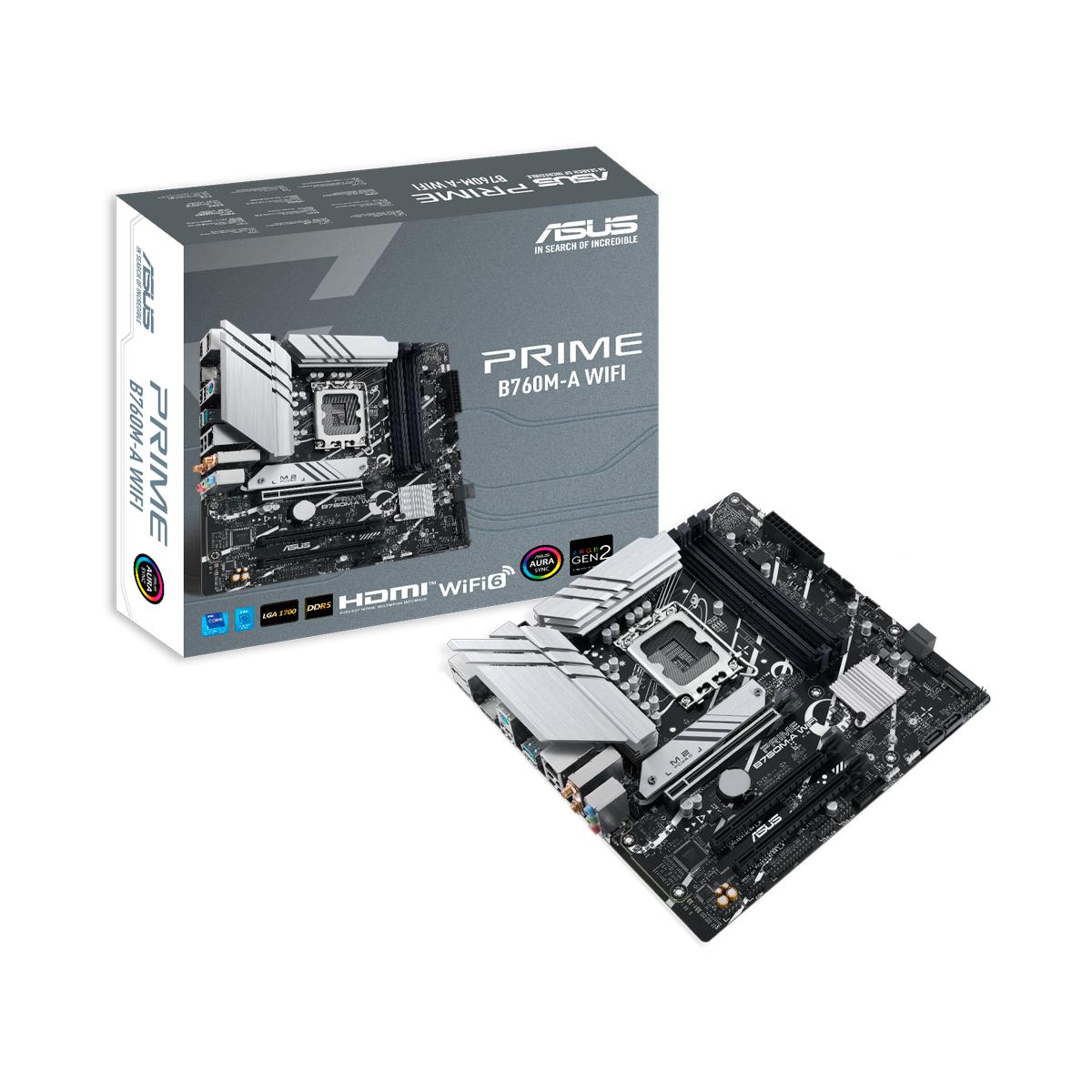 Материнская плата/ PRIME B760M-A WIFI, 90MB1EL0-M1EAY0