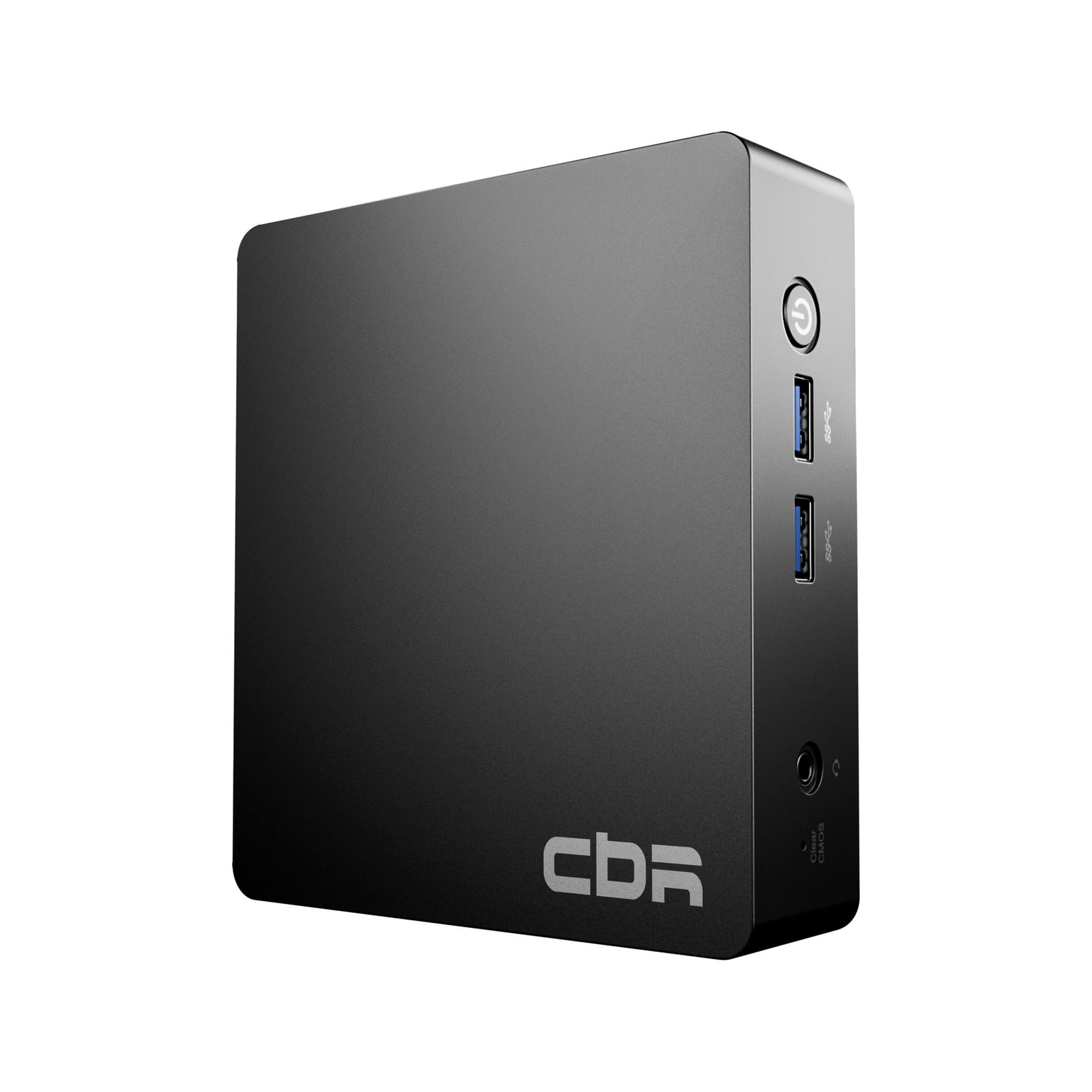 CBR MiniPC-SMCR-DT03/ N4500/ AC WIFI/ RJ45/ 8G LPDDR4 (4G LPDDR4*2)/ 256G PCIe Gen3/ Plastic housing/ 12V 3A adaptor