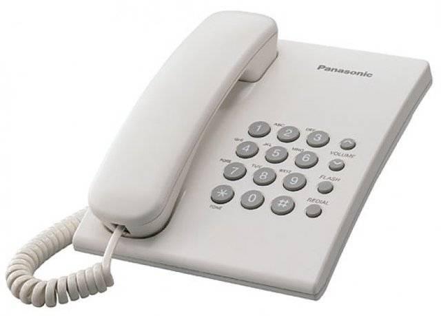 Телефон Panasonic KX-TS2350RUW (белый)