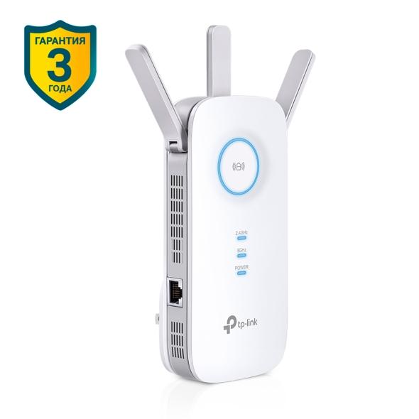 TP-Link RE550 Усилитель сигнала Wi-Fi AC1900, 2,4/5 ГГц, до 1,9 Гбит/с, 1x1 Гбит/с