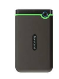 Внешний жесткий диск 1TB Transcend StoreJet 25M3S, 2.5", USB 3.0, резиновый противоударный, тонкий, Стальной Серый, TS1TSJ25M3S