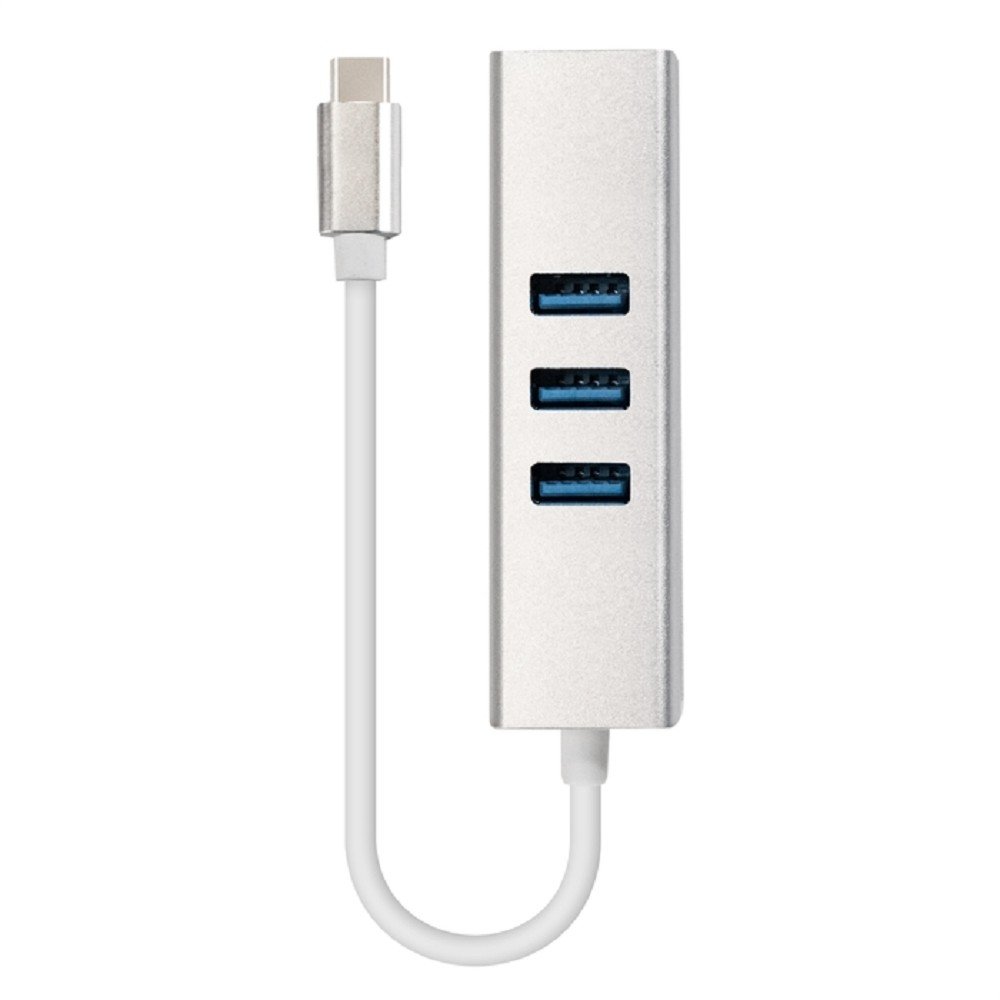 ExeGate EX294188RUS Кабель-адаптер ExeGate EXE-77C-45 (USB3.0 Type C --> 3xUSB3.0 + 1xRJ45 UTP 1000Mbps RLT8153)