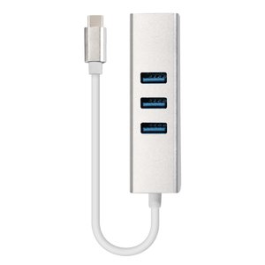 ExeGate EX294188RUS Кабель-адаптер ExeGate EXE-77C-45 (USB3.0 Type C --> 3xUSB3.0 + 1xRJ45 UTP 1000Mbps RLT8153)