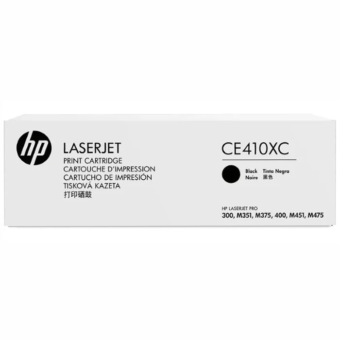Контрактный картридж HP 305X лазерный черный увеличенной емкости (4000 стр), CE410XC