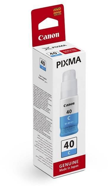 Контейнер с чернилами CANON GI-40 C голубой, 70 мл, 3400C001