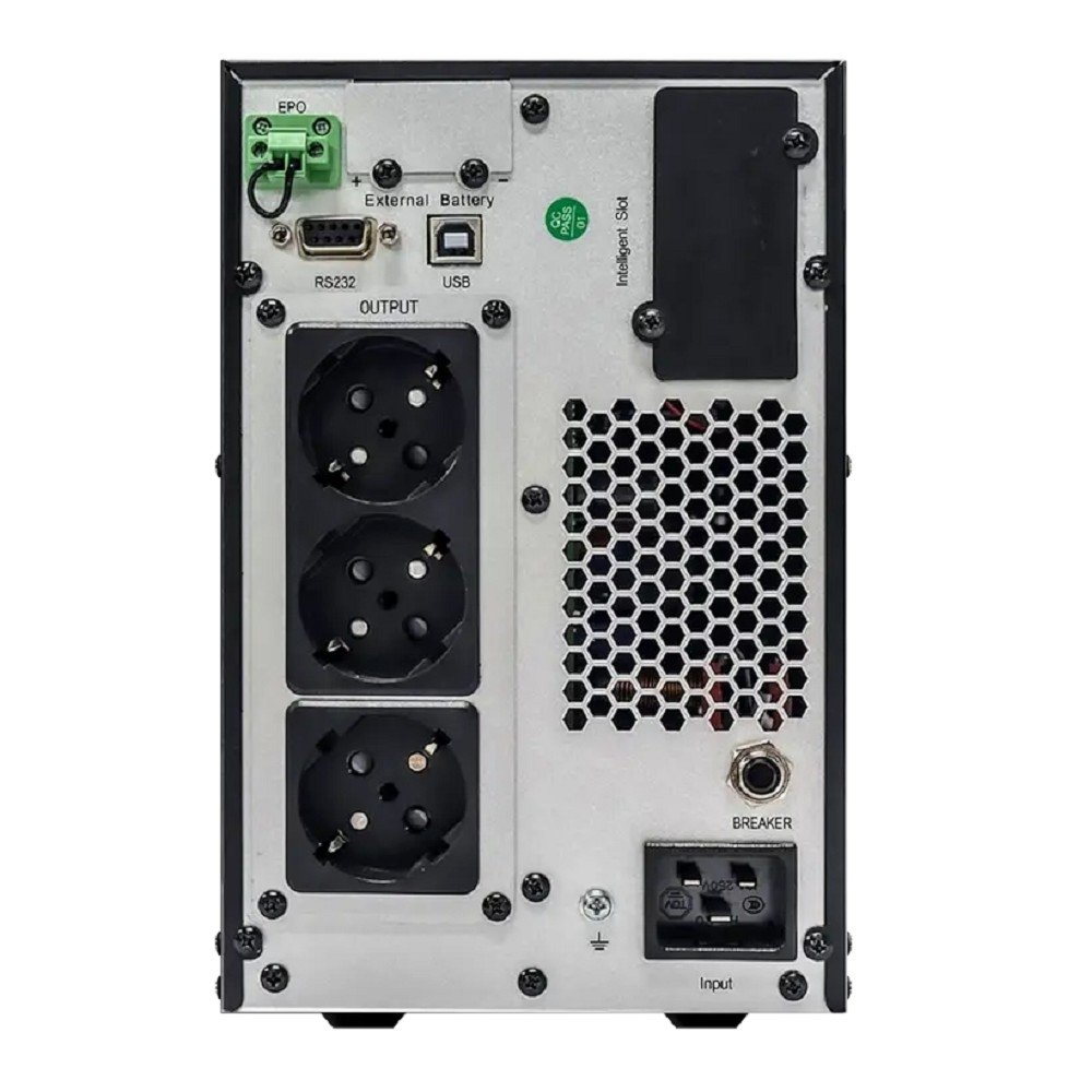 ИБП STARK SC 3000 ONLINE ONE {3000ВА/3000Вт, Online, на пол, 110-300В, 3хЕВРО, Smart-slot/USB/RS232/EPO, БЕЗ АКБ - внеш 8x 4,5-240Ач}{00-00017191}