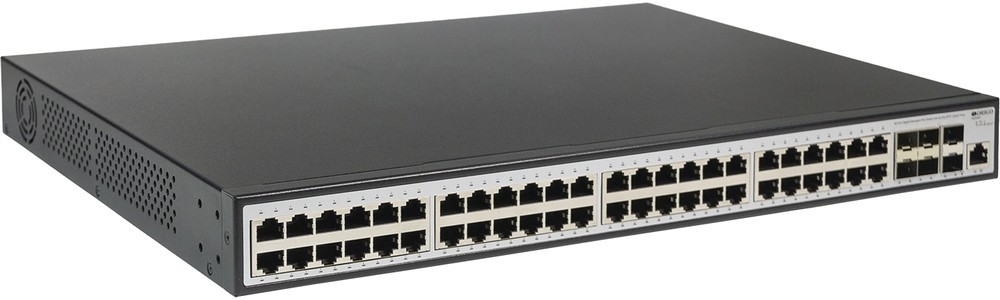 Коммутатор/ Managed L3 Switch 48x1000Base-T PoE, 6x10GBase-X SFP+, PoE Budget 880W, RJ45 Console, 19" w/brackets, OS3254P/880W/A1A