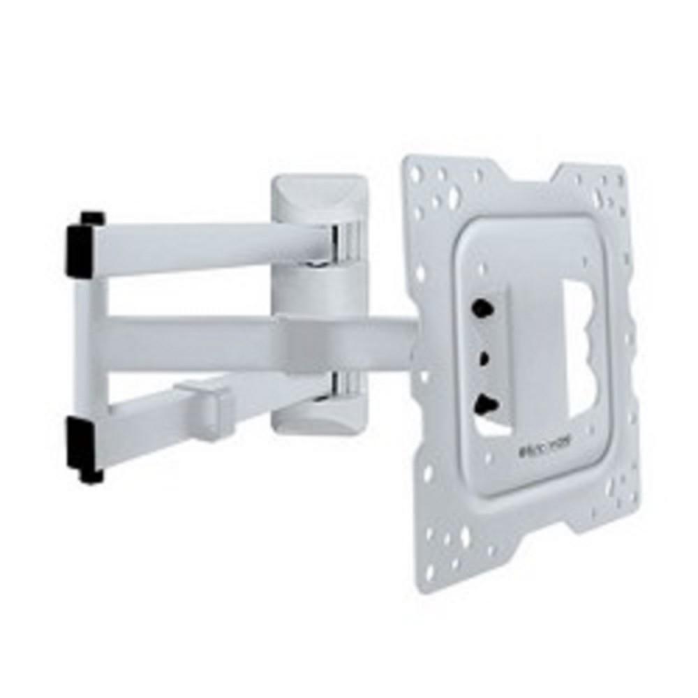 Kromax DIX-18 white, Кр. стал. наст. для TV 22"-65", max 40 кг, 5 ст св., нак. ±15°, пов. 180°, от ст. 66-605 мм, max VESA 400x400 мм., 20225