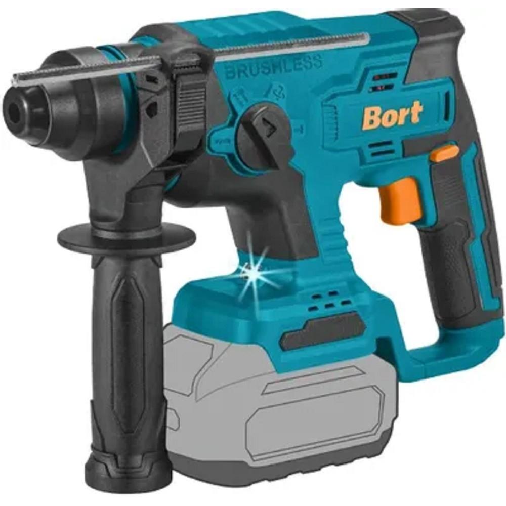 Bort ПЕРФОРАТОР АККУМУЛЯТОРНЫЙ BHD-18LI-XDK  {Аккумуляторная система Makita 18V LXT; SDS+; 0...1500 об/мин; 0...4500 уд/мин; 3 Дж, БЕЗ АКБ И ЗУ, 2 кг} [93413465]