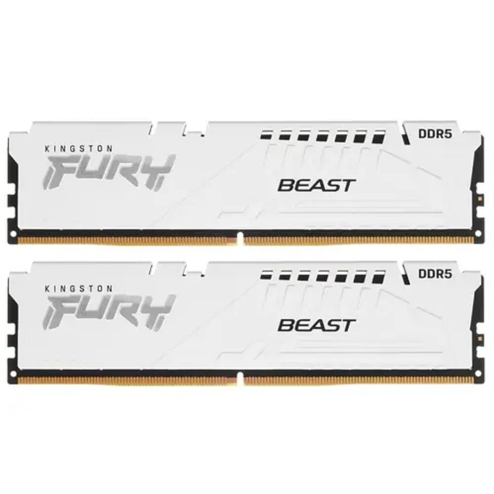Kingston DDR5 DIMM 64Gb 2x32GB 6000MHz KF560C36BWEK2-64 Fury Beast RTL Gaming PC5-48000 CL36 288-pin 1.35В dual rank с радиатором Ret