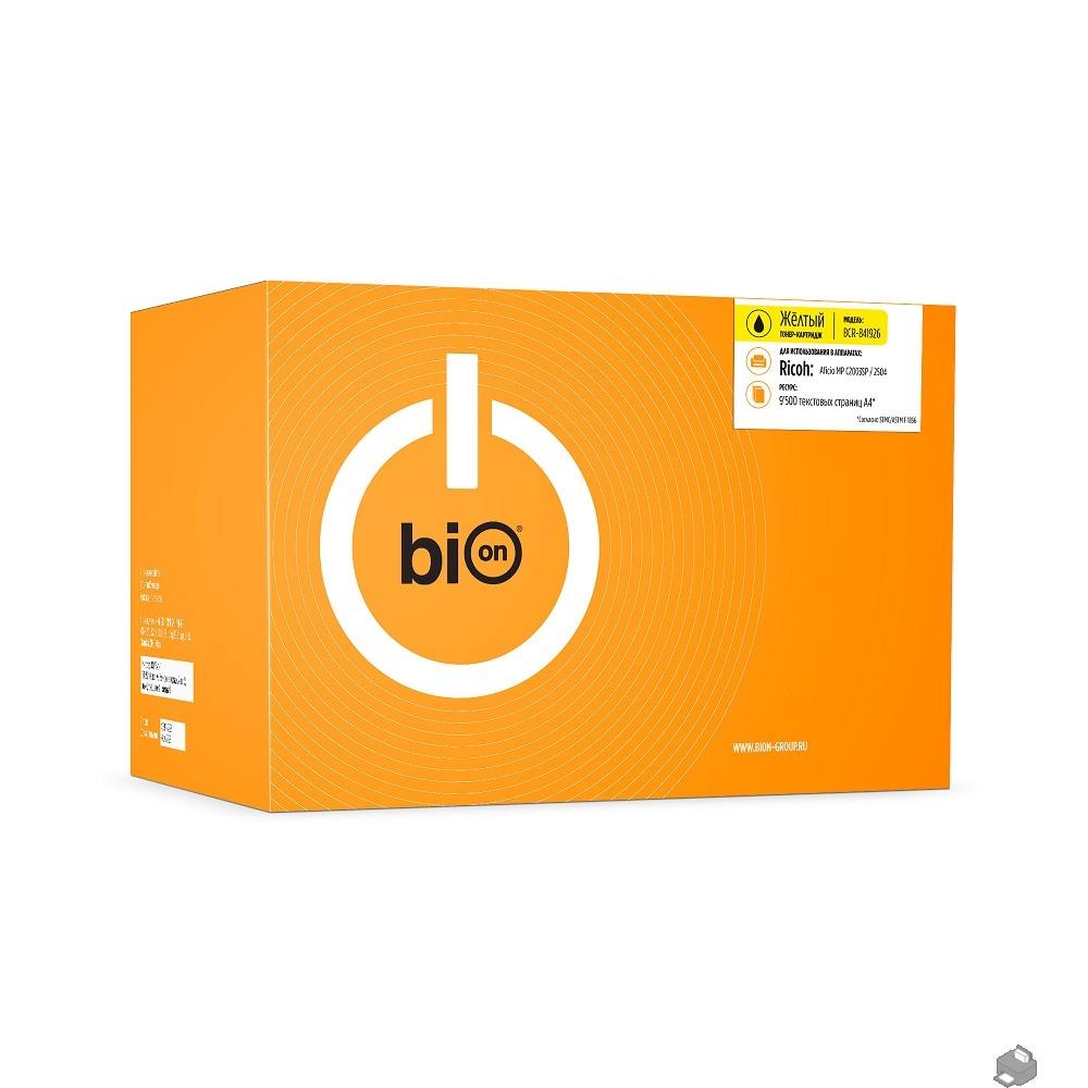 Bion 841926 Картридж для Ricoh MP C2003/C2004/C2503/C2503 (9500  стр.), Желтый, с чипом, BCR-841926