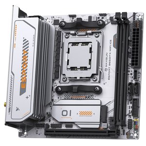 MAXSUN MS-eSport B650ITX WIFI ICE (Socket AM5, mini-ITX, 2*DDR5(96Gb), DP/HDMI,  2*SATA3, 2*M.2,  1*PCIEx16, 4*USB2.0, 2*USB 3.0,  LAN 1*2,5G, Bluetooth5.2,  Wi-Fi 802.11ax, RTL)