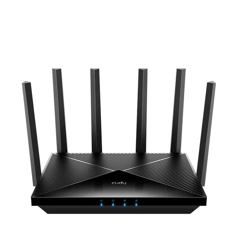 Cudy WR6500 1.0 Гигабитный роутер Wi‑Fi 7 BE6500, 2,4/5 ГГц, до 6,5 Гбит/с, 5x1 Гбит/с, 6 антенн, черный