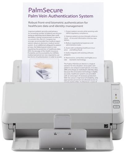 Сканер Ricoh scanner SP-1125N (Офисный сканер, 25 стр/мин, 50 изобр/мин, А4, двустороннее устройство АПД, USB 3.2, Gigabit Ethernet, светодиодная подсветка) аналог Fujitsu SP-1125N, PA03811-B011_